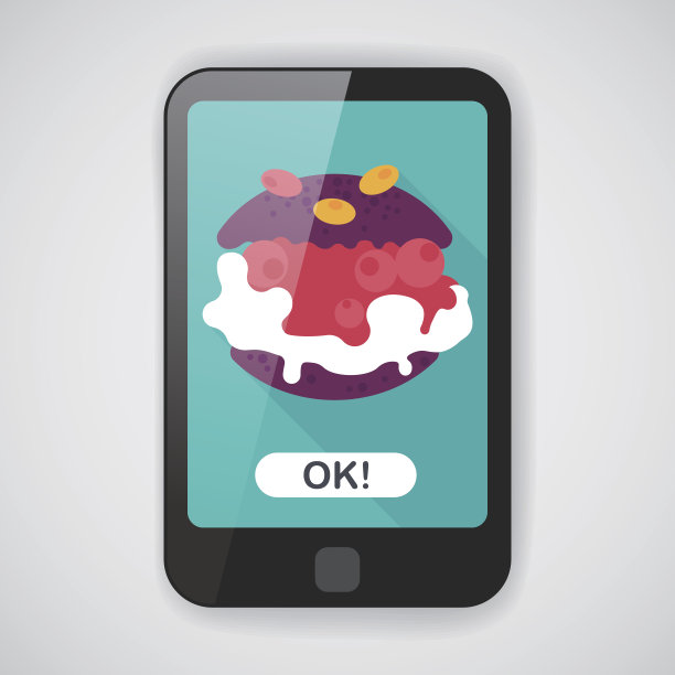 奶油泡芙图标，长阴影，第10集图片下载