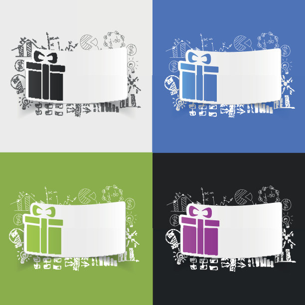 商业公式。礼物盒图片下载