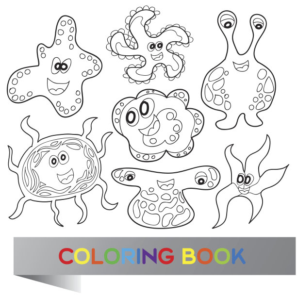 卡通可爱的怪物图片下载