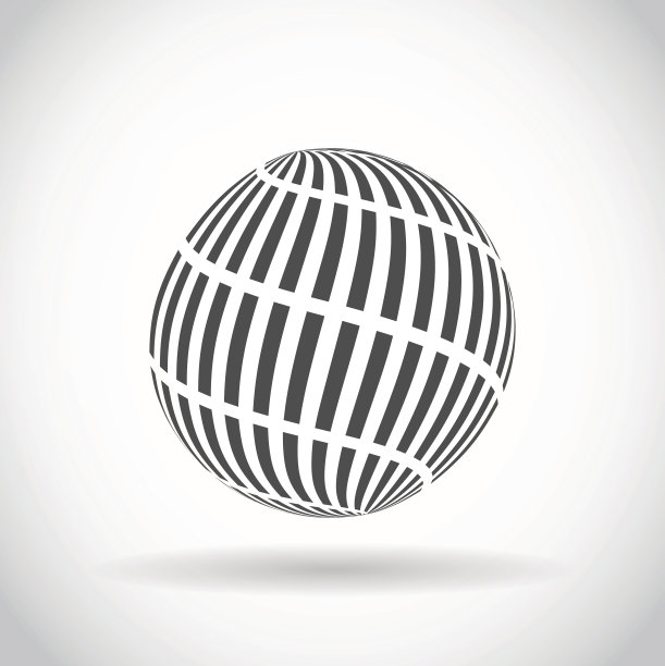 抽象的漩涡球球符号图片下载