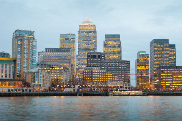 摩天大楼商业办公室，公司大楼在伦敦城，英国，英国素材图片