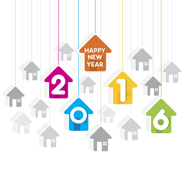 2016设计新年快乐图片下载