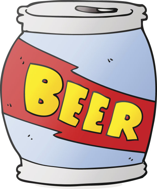 卡通啤酒罐图片下载