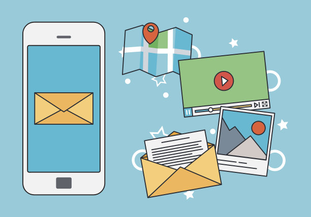 移动营销的概念图片下载