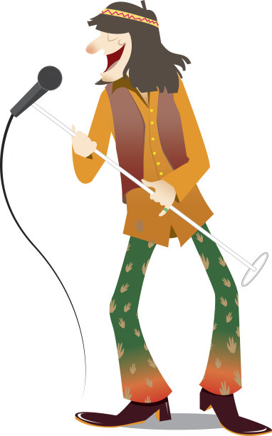 嬉皮士歌手图片下载