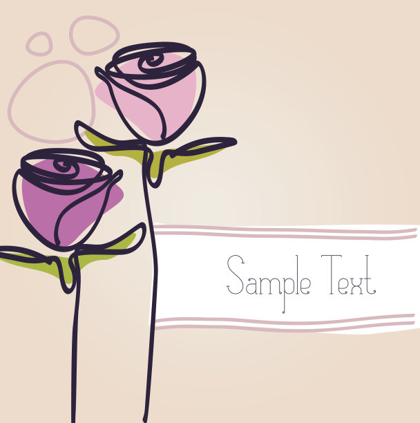 两朵玫瑰图片下载