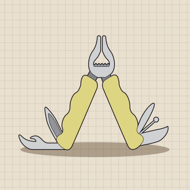 工作工具扳手主题元素向量，eps图片下载