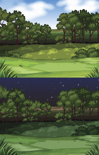 自然景观田野树木图片下载