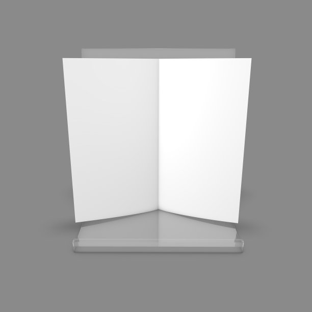 传单，放在架子上的两页传单。图片下载