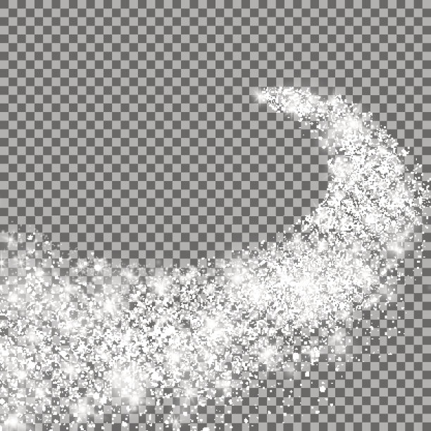 发光抽象的流星爆发，闪耀。向量。明星漩涡。图片下载