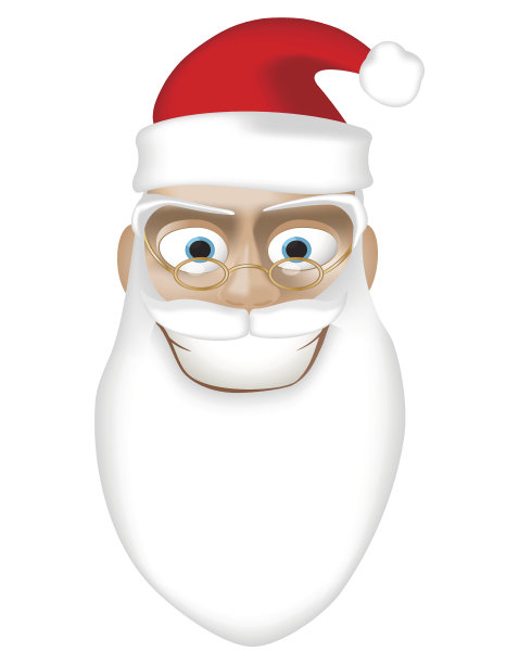 微笑的圣诞插图图片下载