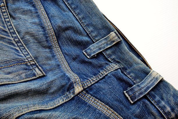 旧的蓝色牛仔裤图片下载