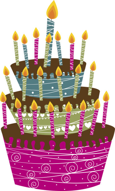 蛋糕生日快乐图片下载