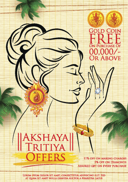Akshaya Tritiya庆祝促销图片下载