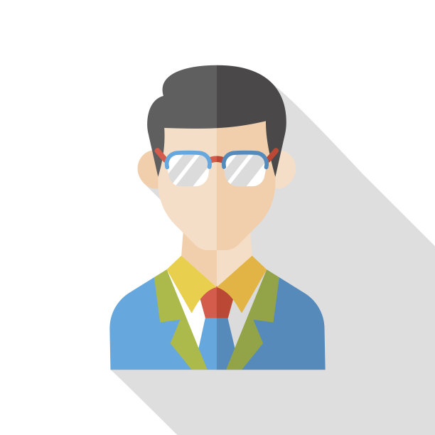 业务字符平面图标图片下载