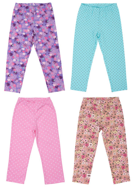 一套女性运动裤。在白色背景上隔离图片下载