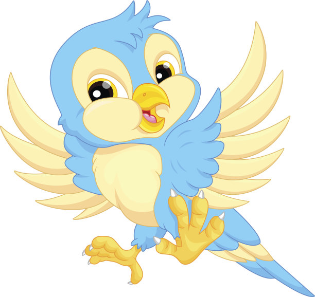 卡通可爱的鸟图片下载