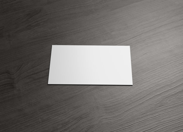 名片横中木桌图片下载