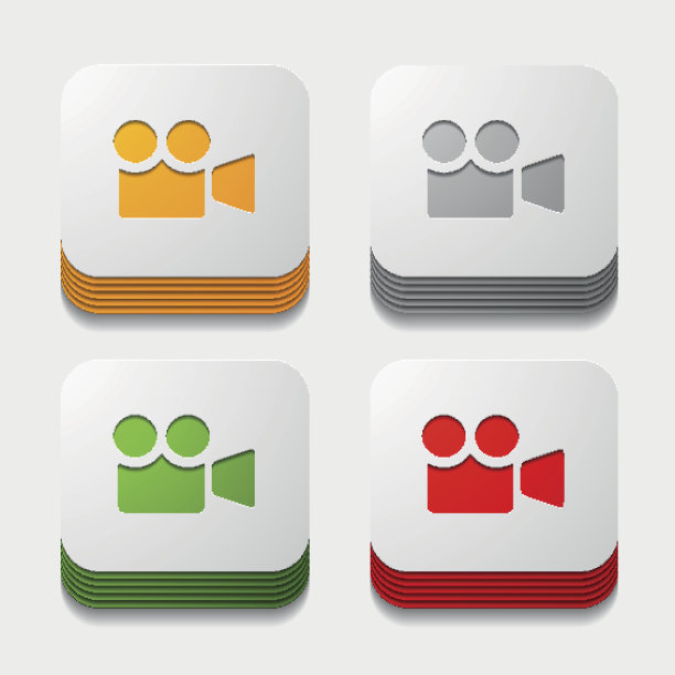 方形按钮:视频图片下载