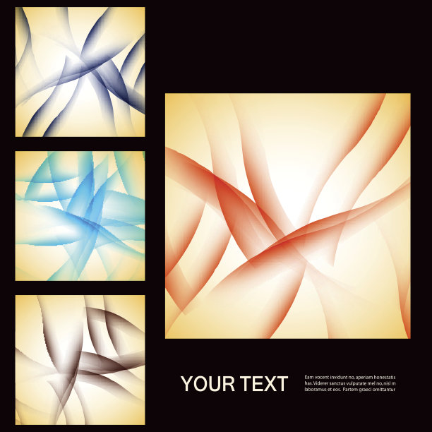 集向量抽象线背景EPS10图片下载