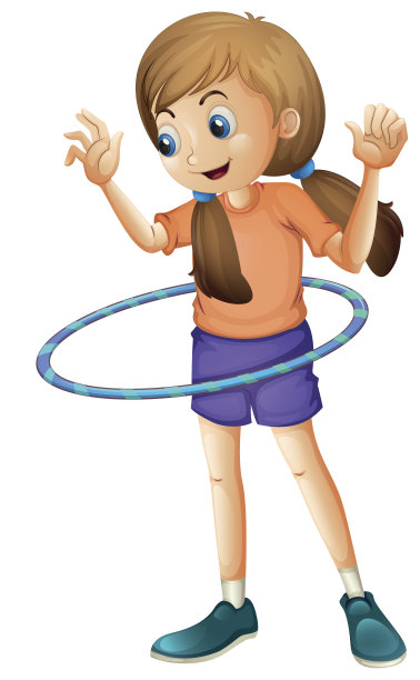 玩呼啦圈的漂亮少年图片下载