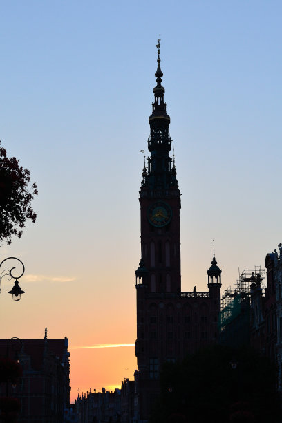 格但斯克在晚上图片下载