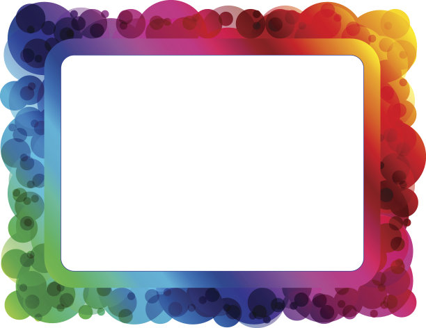 抽象谱圈框架图片下载