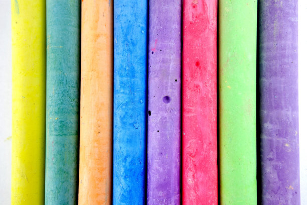 彩色粉笔图片下载