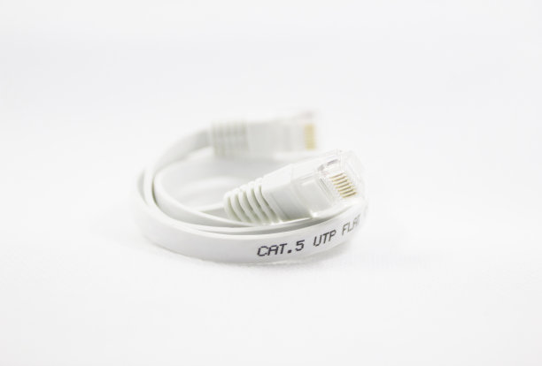 白色的有线局域网图片下载