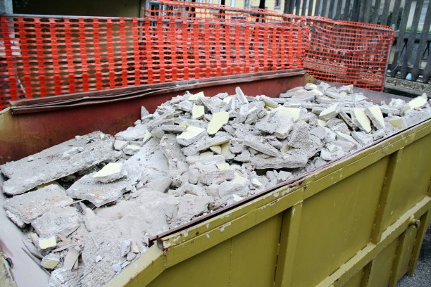 建筑碎石瓦砾图片下载