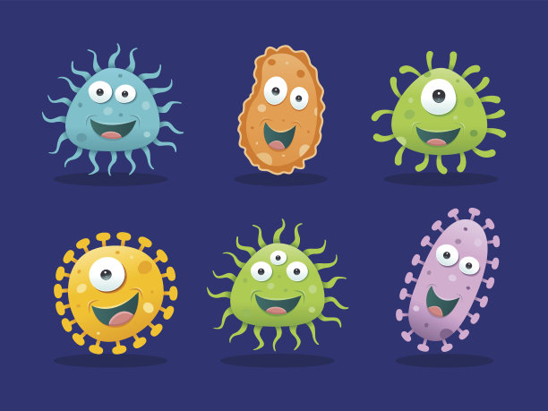 细菌插图素材图片