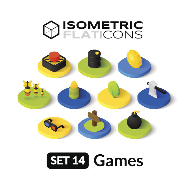 等距平面图标设置14图片下载