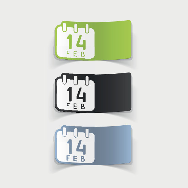 现实设计元素:情人节图片下载