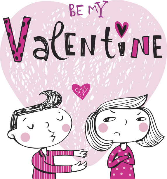 拥抱和亲吻。图片下载