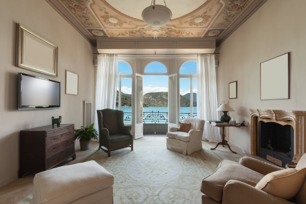 室内，舒适的客厅图片下载