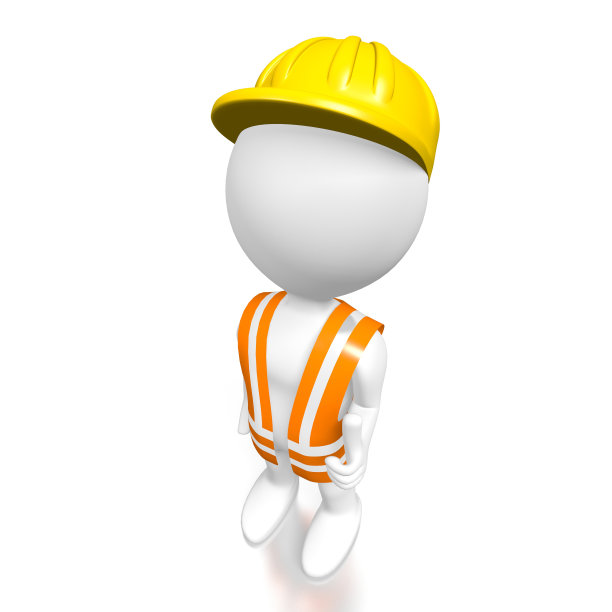 3D工人- OK标志图片下载