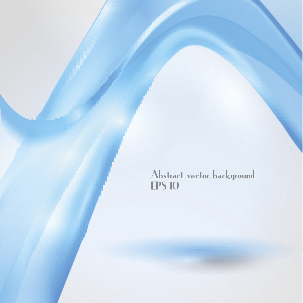 抽象波浪蓝色背景图片下载