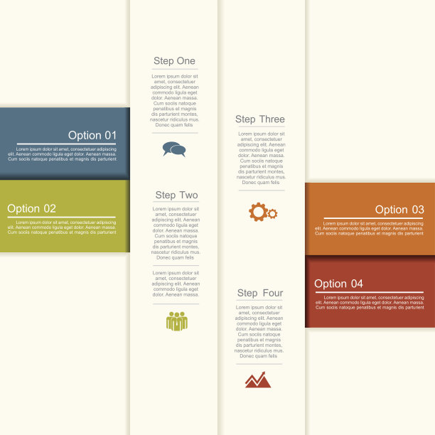 信息图表报表模板布局。矢量图图片下载