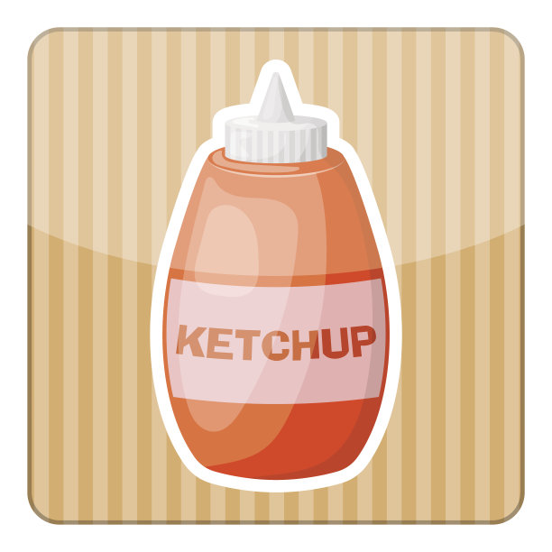 番茄酱彩色图标图片下载