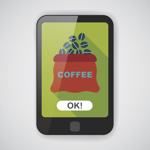 长阴影的扁豆图标，eps10图片下载