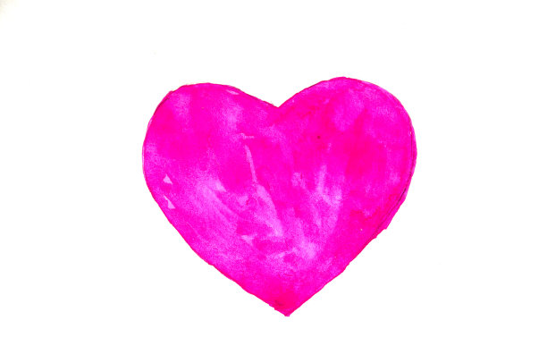 粉红色的心图片下载