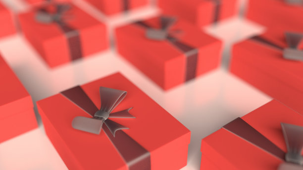 红色的礼品盒图片下载