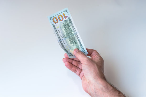 一个人捐了一百美元图片下载