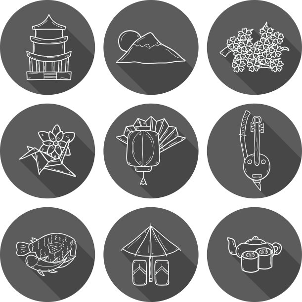 一套日本图标图片下载