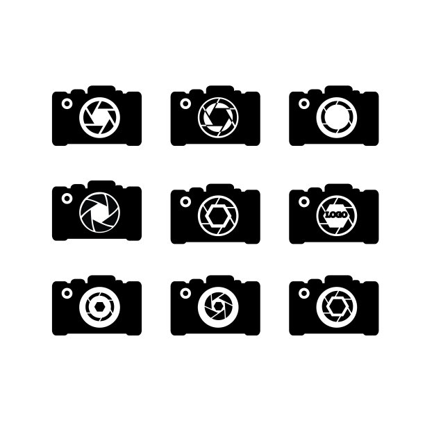 快门向量。相机物镜图标。快门图标。相机vecto图片下载