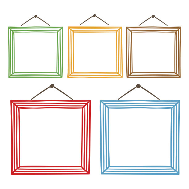 相框向量。图片下载