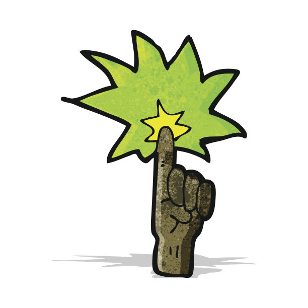 卡通手投咒语图片下载