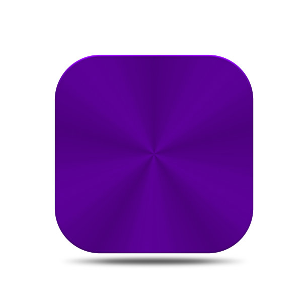 金属紫色按钮图标隔离图片下载