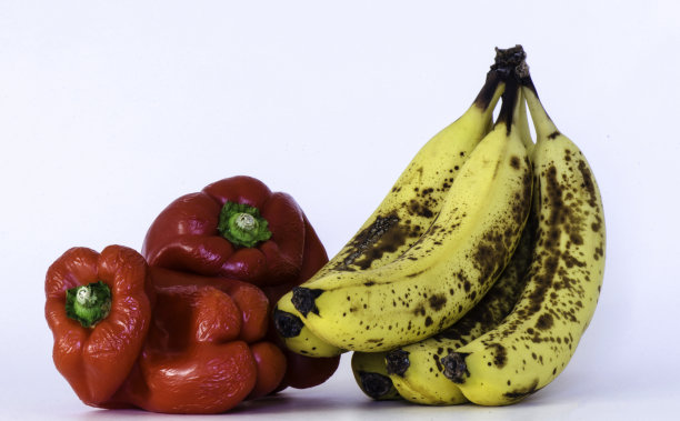 香蕉和辣椒腐烂图片下载
