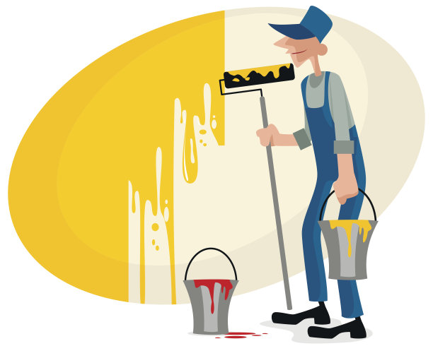 画家与辊图片下载